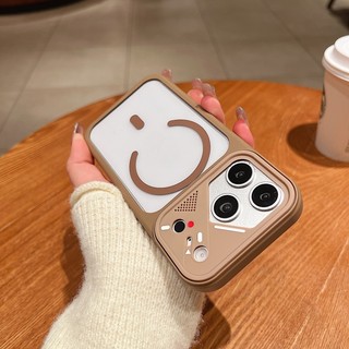 Ốp điện thoại cửa sổ lớn hút từ tính 2 trong 1 acrylic Yadun có độ thấm cao phù hợp cho iPhone 11 12 13 14 15 16 17 Pro Max bao gồm tất cả vỏ silicon chống rơi