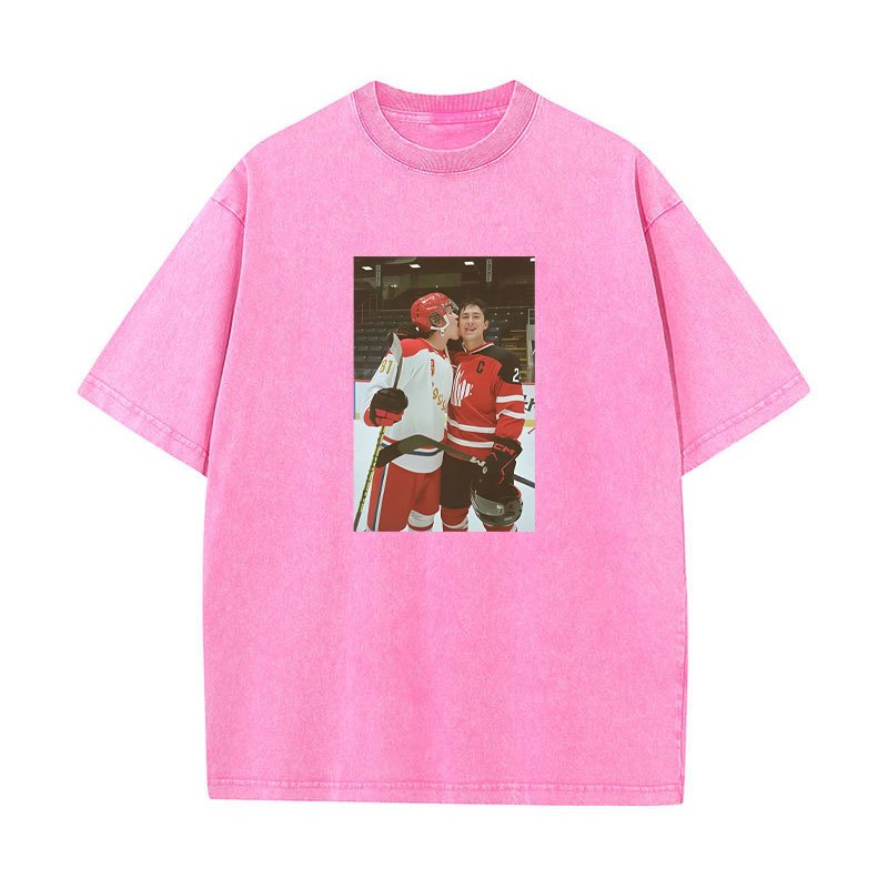 Áo sơ mi & tee cotton retro Shane Hollander và Hudson Williams, phù hợp cho nam nữ, thời trang dạo phố