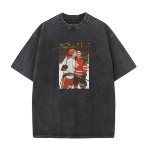 Áo sơ mi & tee cotton retro Shane Hollander và Hudson Williams, phù hợp cho nam nữ, thời trang dạo phố