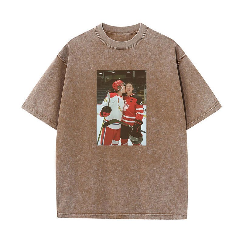 Áo sơ mi & tee cotton retro Shane Hollander và Hudson Williams, phù hợp cho nam nữ, thời trang dạo phố