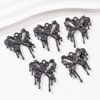 Mặt Dây Chuyền và Bông Tai Phong Cách Dark Gothic Retro Hình Nhện, Set Đeo Chéo Cá Tính