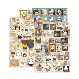 8 Chiếc Hoạt Hình Miffy Thỏ Anime Miếng Dán DIY Nhật Ký Hành Lý Sổ Lưu Niệm Điện Thoại Di Động Xe Đạp Miếng Dán