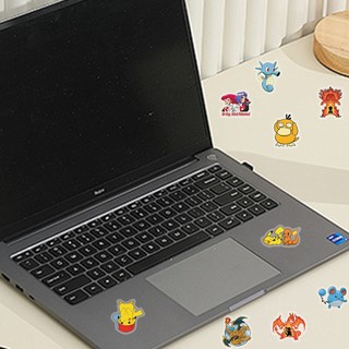 102 Chiếc Hoạt Hình Pokemon Anime Miếng Dán Trang Trí Máy Tính Chống Thấm Nước PET Miếng Dán Đồ Chơi Trẻ Em