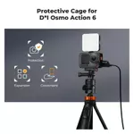 Lồng hợp kim nhôm K & F Concept cho DJI Osmo Action 6, Vỏ bảo vệ có giày lạnh & Vít 1 / 4 "cho chân máy — ảnh 2