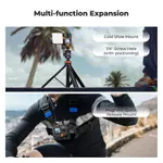 Lồng hợp kim nhôm K & F Concept cho DJI Osmo Action 6, Vỏ bảo vệ có giày lạnh & Vít 1 / 4 "cho chân máy — ảnh 3