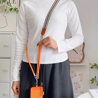 Điện Thoại Di Động Dây Hoa Văn Đeo Ngang Dây Dài DIY Bện Dây Dài Điện Thoại Di Động Chống Mất Dây Xích