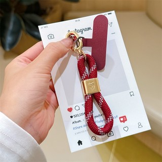 Dây buộc điện thoại di động Dây ngắn ngón tay Dây dệt tay Điện thoại di động Dây chống thất lạc