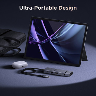 UGREEN USB C 6 in1 Docking Station 4K @ 60Hz Cổng Video USB-C USB3.2 10Gbps Dock