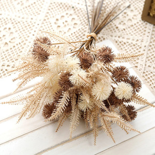 Bó Hoa Giả Bồ Công Anh Pompon Boho Decor Phòng Khách Trang Trí Nhà Cửa Phụ Kiện Chụp Ảnh Vintage Mùa Thu Cỏ Nhân Tạo Mộc Mạc Màu Kem Nâu Đám Cưới DIY Sắp Xếp Thẩm Mỹ Sang Trọng Cao Cấp Cây Khô