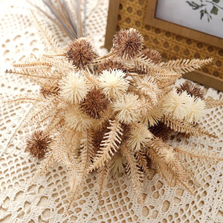 Bó Hoa Giả Bồ Công Anh Pompon Boho Decor Phòng Khách Trang Trí Nhà Cửa Phụ Kiện Chụp Ảnh Vintage Mùa Thu Cỏ Nhân Tạo Mộc Mạc Màu Kem Nâu Đám Cưới DIY Sắp Xếp Thẩm Mỹ Sang Trọng Cao Cấp Cây Khô