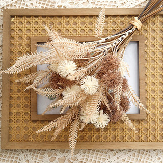 Bó Hoa Giả Bồ Công Anh Pompon Boho Decor Phòng Khách Trang Trí Nhà Cửa Phụ Kiện Chụp Ảnh Vintage Mùa Thu Cỏ Nhân Tạo Mộc Mạc Màu Kem Nâu Đám Cưới DIY Sắp Xếp Thẩm Mỹ Sang Trọng Cao Cấp Cây Khô