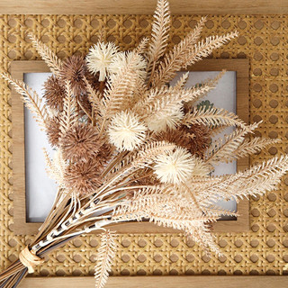 Bó Hoa Giả Bồ Công Anh Pompon Boho Decor Phòng Khách Trang Trí Nhà Cửa Phụ Kiện Chụp Ảnh Vintage Mùa Thu Cỏ Nhân Tạo Mộc Mạc Màu Kem Nâu Đám Cưới DIY Sắp Xếp Thẩm Mỹ Sang Trọng Cao Cấp Cây Khô