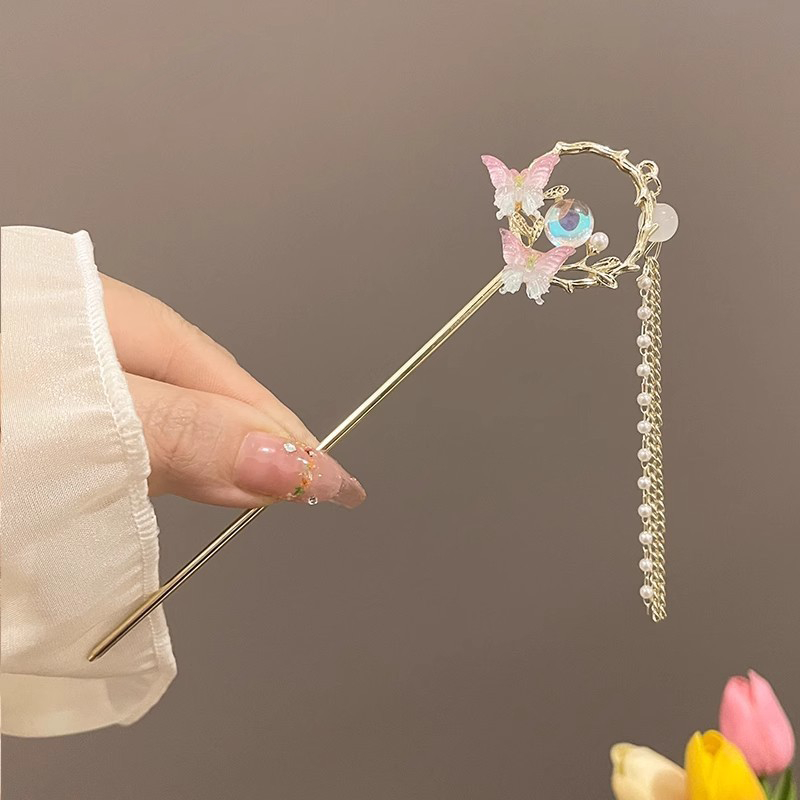 Kẹp tóc U men Pháp hoa mậu cổ điển Trung Quốc thanh lịch
