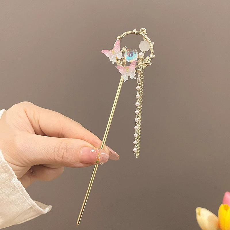 Kẹp tóc U men Pháp hoa mậu cổ điển Trung Quốc thanh lịch