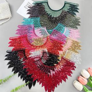 Khăn Choàng Nữ Quấn Thoáng Khí Đẹp Cổ Điển Đính Hạt Sequin Mũi Lấp Lánh Đảng Khăn Cho Buổi Tối Thánger Cô Dâu Gia Đình Đám Cưới