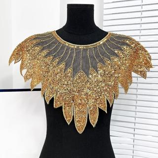 Khăn Choàng Nữ Quấn Thoáng Khí Đẹp Cổ Điển Đính Hạt Sequin Mũi Lấp Lánh Đảng Khăn Cho Buổi Tối Thánger Cô Dâu Gia Đình Đám Cưới
