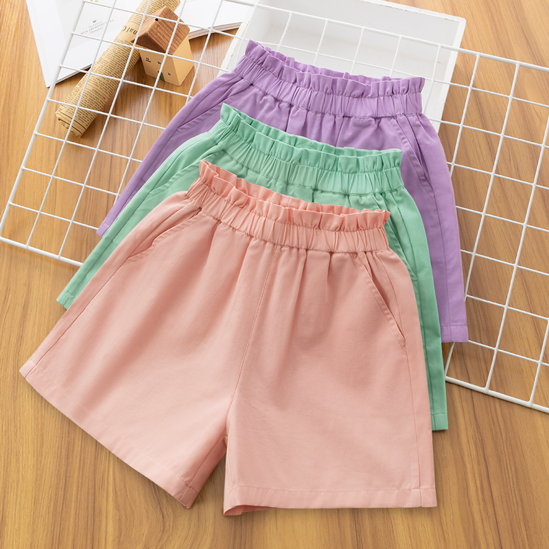 Quần short nữ W.G.Q, Thiết kế thắt lưng Bud, Mềm mại thoải mái khi in, Thích hợp cho trang phục thể thao ngoài trời mùa hè