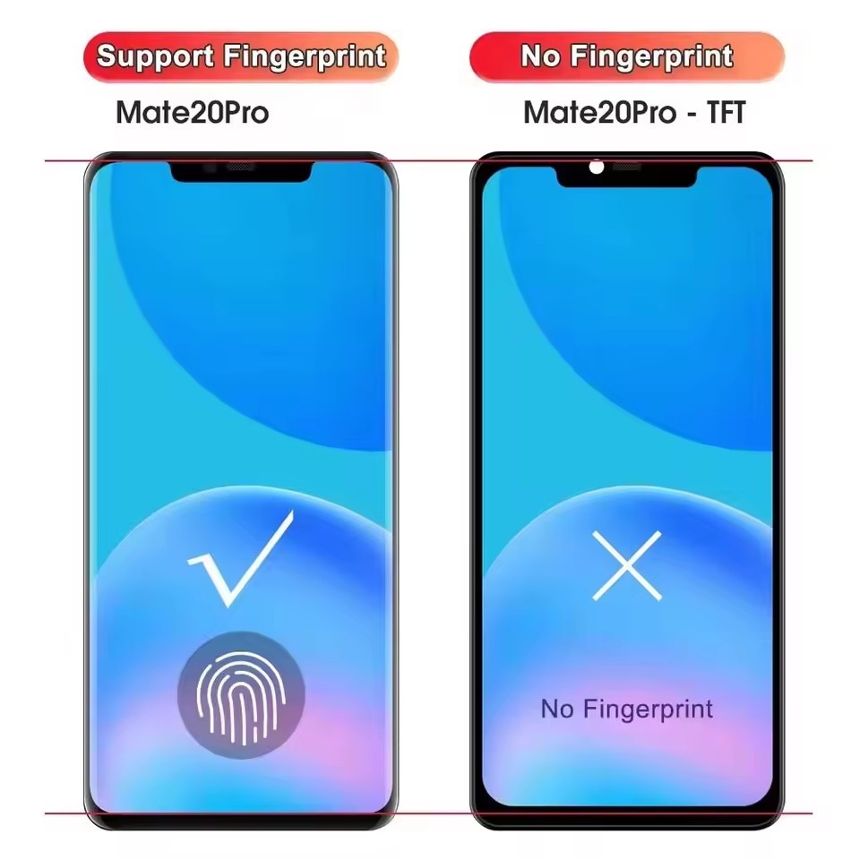 TFT Dành Cho HUAWEI Mate 20 Pro LCD LYA-L09 LYA-L29 LYA-AL00 / MATE20RS Màn Hình Hiển Thị Bảng Điều Khiển Cảm Ứng Bộ Số Hóa Màn Hình