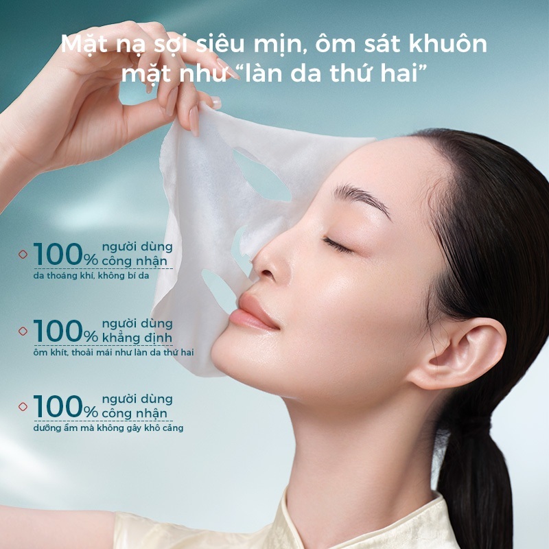 【Trần Kiều 96 livestream】Florasis (Hoa Tây Tử) Mặt nạ dòng Rạng rỡ tự nhiên (5 miếng) Lotus Radiance— Dưỡng ẩm, cấp nước, làm sáng da, giảm xỉn màu, săn chắc và làm dịu da; phù hợp cho cả nam và nữ