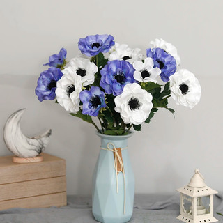 Hoa Lụa Anemone Giả 3 Bông Trang Trí Nhà Cửa Decor Phòng Khách Cành Anh Túc Cao Cấp Giống Thật Phụ Kiện Chụp Ảnh Đạo Cụ Studio Cắm Bình Bàn Làm Việc Màu Retro Vintage Sang Trọng Quà Tặng Sống Ảo Nội Thất Không Gian Hoa Vải Mỹ Thuật Hiện Đại Tinh Tế Đẹp