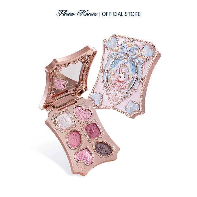 【Live】Flower Knows Bunny Garden 6.5g  Collection 6-Color Makeup Palette