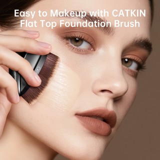 CATKIN CATKIN Cọ Nền Liền Mạch Đầu Phẳng Không Ăn Chất Lỏng Kem Nền Trang Điểm Bàn Chải Kem Nền Trang Điểm Dụng Cụ Trang Điểm Cọ Trang Điểm