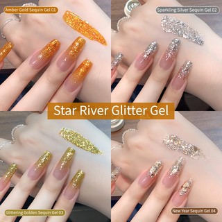 [ANNIES] Gypsophila Starry River Nhấp Nháy Năm Mới Kim Sa Lấp Lánh Sơn Móng Tay Keo Champagne Ngôi Sao Sáng Đóng Hộp Keo Nhật Bản 5ml