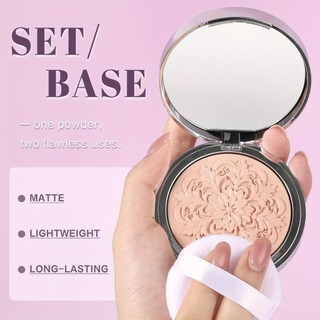Bộ 2 trong 1 UCANBE & Thiết lập cơ sở ép bột & kiểm soát dầu, dưỡng ẩm, lâu trôi, không chứa cồn, không chứa Paraben, hoàn thiện mờ mịn