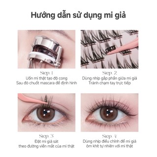 [KiLALA] Mi giả sẵn keo Lông mi giả tự dính Punk Sweetie Eyelashes – không cần keo chiều dài：8-12/13mm Mi cong tự nhiên, cá tính ngọt ngào, nổi bật phong cách riêng ( Bloom/ Feather/ Lure/ Lush )