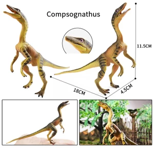 Trẻ Em Khủng Long Động Vật Kỷ Jura Mô Phỏng Compsognathus Mô Hình Hiển Thị Hàm Rồng Hàm Đẹp Rồng Hàm Hàm Mịn Đồ Chơi Rồng