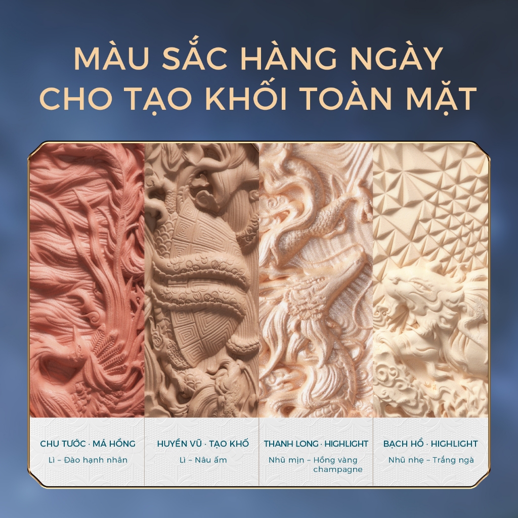 【Yến Muốn Đẹp Livestream】Florasis ( Hoa Tây Tử) Bảng Trang Điểm Đa Năng - Tạo Khối & Highlight, Má Hồng, Mắt, Sống Mũi 10.8g