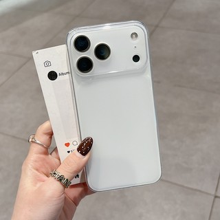 Siêu mỏng mờ màu cam TPU chống vàng bán trong suốt có vỏ điện thoại phim ống kính tích hợp phù hợp cho iPhone 11 12 13 14 15 16 17 Pro Max bao gồm tất cả vỏ mềm chống rơi