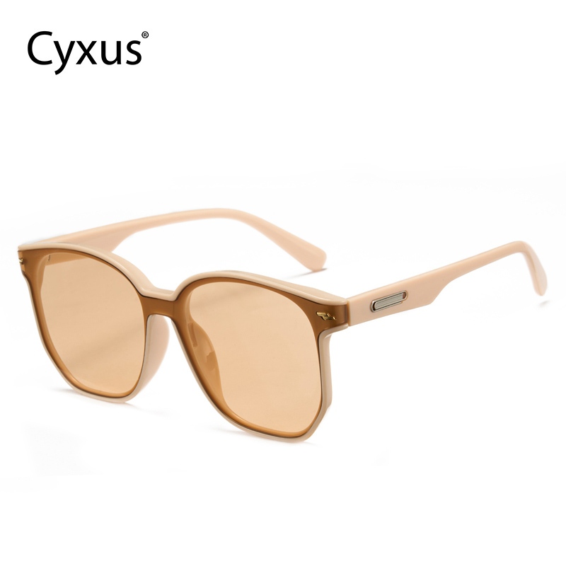 Cyxus Kính Mát Vuông Retro Oversize Thời Trang Cho Nam Nữ Chống Tia UV400 Và Chói Hoàn Hảo Cho Lái Xe Và Cắm Trại 1164