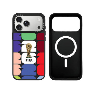 Từ Tính Không Dây Cho iPhone 17 16 15 14 13 Pro Max Plus 2026 FIFA World Cup Đen Cạnh Cứng Ốp điện thoại Ốp điện thoại Khắc Logo