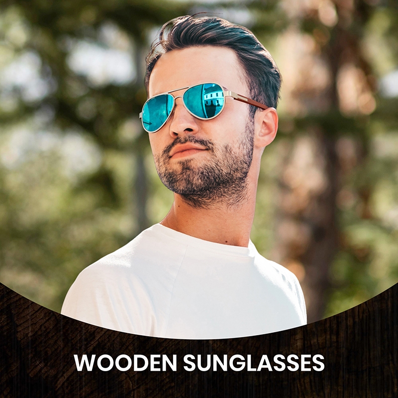 Cyxus Kính Phân Cực Thiết Kế Aviator Nam Nữ Chống Tia UV400 Chống Lóa Chuyên Dụng Lái Xe 1111