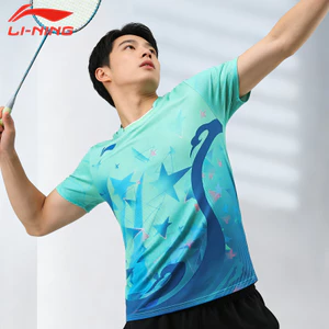 Áo sơ mi và bộ đồ tennis Li Ning, thấm hút mồ hôi, thoáng khí