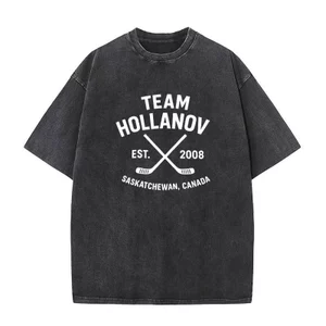 Áo thun oversize vintage phong cách khúc côn cầu lãng mạn, 100% cotton, phù hợp đi dạo phố