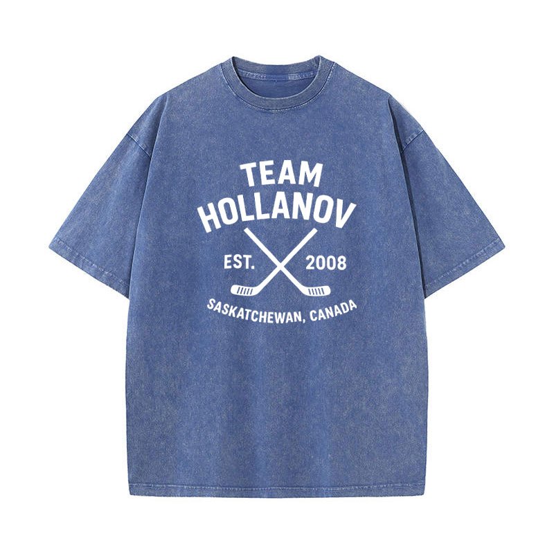 Áo thun oversize vintage phong cách khúc côn cầu lãng mạn, 100% cotton, phù hợp đi dạo phố