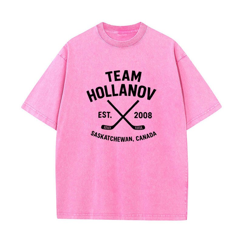 Áo thun oversize vintage phong cách khúc côn cầu lãng mạn, 100% cotton, phù hợp đi dạo phố