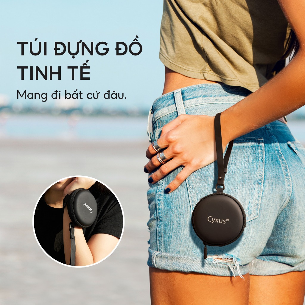 Cyxus Kính râm phân cực / Kính râm gập gọn / Kiểu dáng thời trang / Chống tia UV400 / Dành cho cả nam và nữ 1019