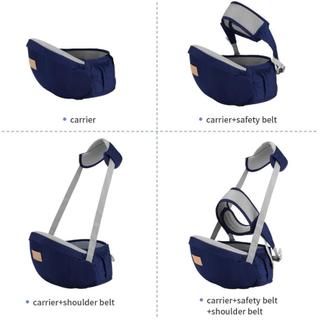 Địu Hông Em Bé Ghế Ngồi Thoáng Khí, Đai Địu Ergonomic Chống Cong Vẹo Cột Sống, Có Túi Đựng Tiện Lợi