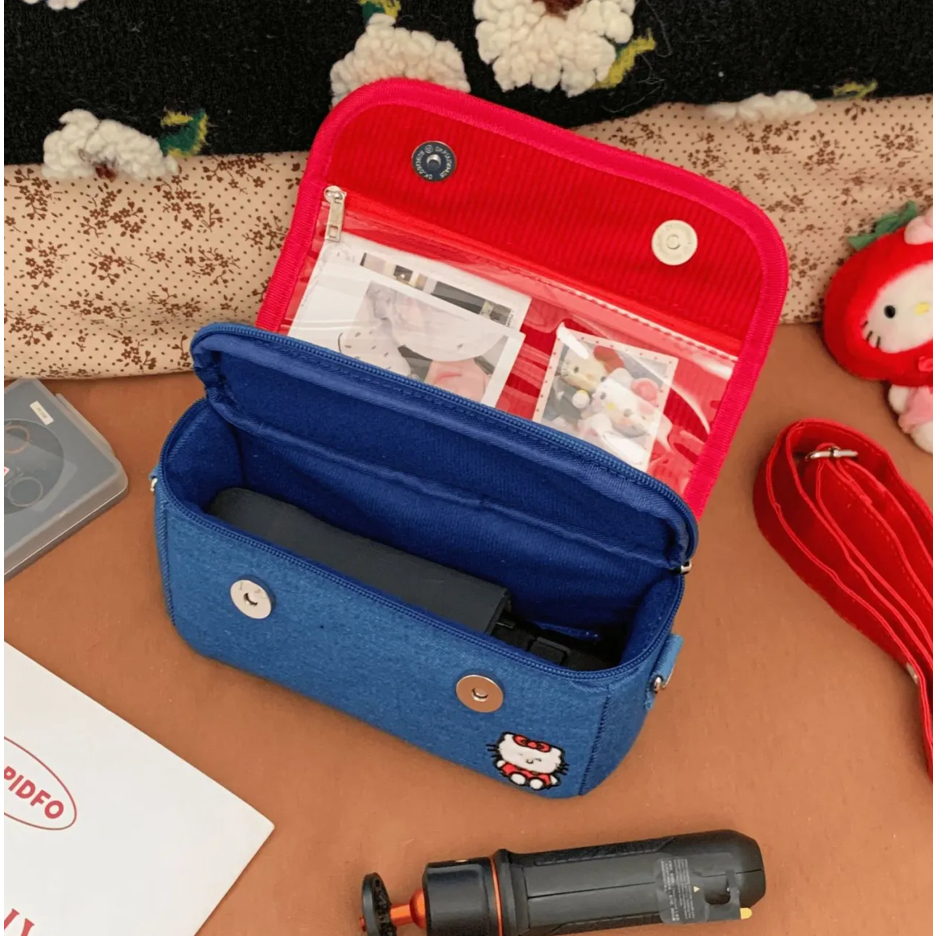 HelloKitty DJI pocket3 Túi lưu trữ Túi đựng máy ảnh đeo chéo dễ thương action5 Túi phụ kiện100204