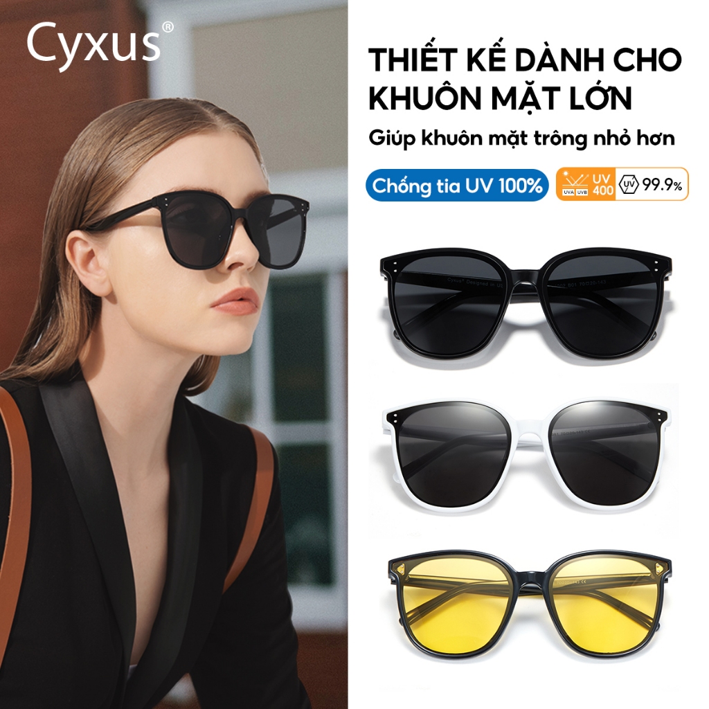 Cyxus Kính Phân Cực Chống Tia UV400 Chống Chói Cho Cả Nam Và Nữ Phù Hợp Lái Xe Và Cắm Trại 1902