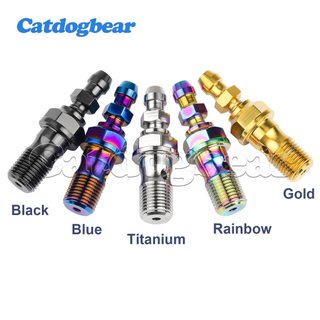 Catdogbear Titan Bolt M10x1.0 / 1.25mm Banjo Bolt cho Brembo Phanh Lin & Bu lông ly hợp một lỗ có van chảy máu