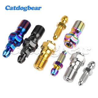 Catdogbear Titan Bolt M10x1.0 / 1.25mm Banjo Bolt cho Brembo Phanh Lin & Bu lông ly hợp một lỗ có van chảy máu