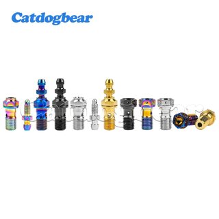 Catdogbear Titan Bolt M10x1.0 / 1.25mm Banjo Bolt cho Brembo Phanh Lin & Bu lông ly hợp một lỗ có van chảy máu