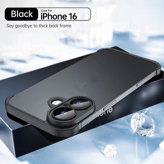 [JLK] Dành Cho Samsung S23 Siêu Sang Trọng Có Miếng Lót Góc Bảo Vệ Ống Kính Ốp Lưng Silicon Mềm Cho iPhone 16 15 14 Pro Max