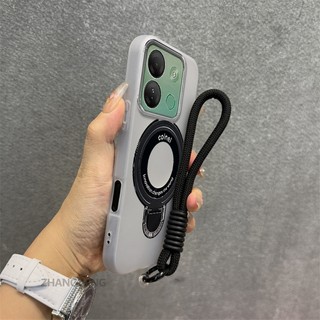 Ốp Lưng Cho infinix Smart 7 Vỏ Điện Thoại Màu Kẹo 2 Trong 1 Silicon Mềm Thẩm Mỹ Có Giá Đỡ Điện Thoại Kim Loại Và Dây Buộc
