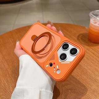 Ốp điện thoại từ tính hình tròn hình chữ B tương phản màu Yadun sang trọng Thích hợp cho iPhone 11 12 13 14 15 16 17 Pro Max 2 trong 1 Bộ chống rơi tất cả trong một