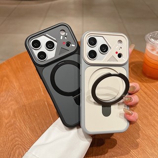Ốp điện thoại từ tính hình tròn hình chữ B tương phản màu Yadun sang trọng Thích hợp cho iPhone 11 12 13 14 15 16 17 Pro Max 2 trong 1 Bộ chống rơi tất cả trong một